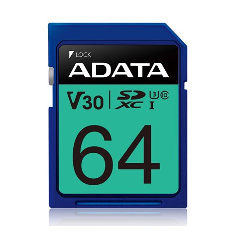 ADATA | Premier Pro | UHS-I | 64 GB | SDXC | Flash memory class 10